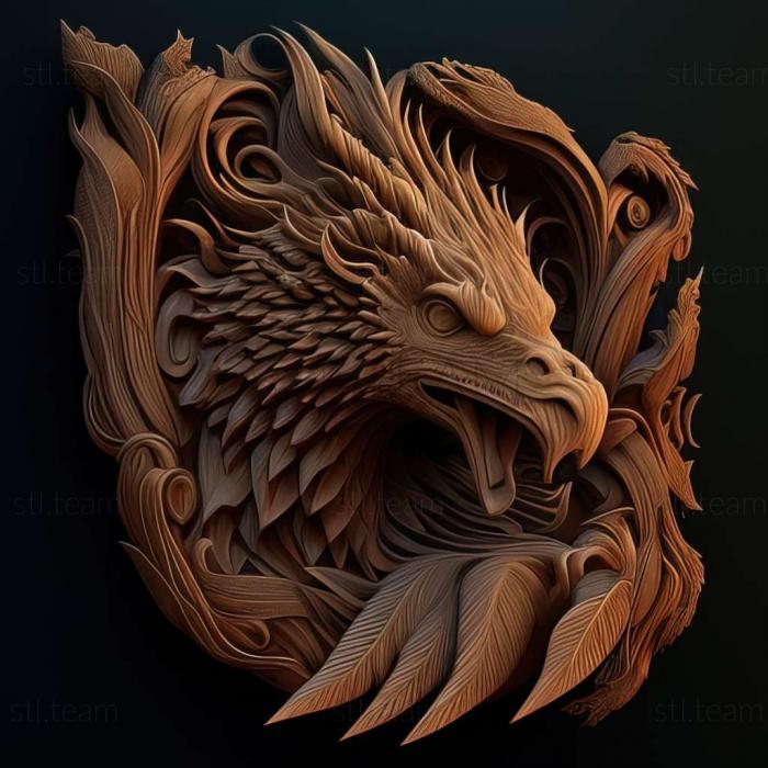 3D model Targaryendraconia (STL)